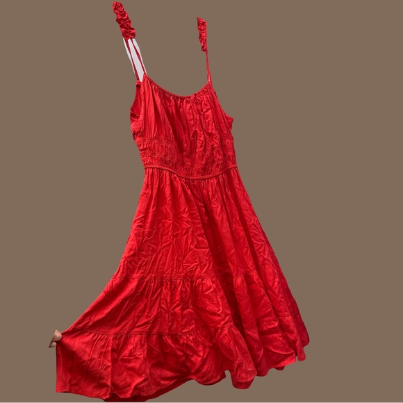 ZAFUL Red Knee Length Dress - Picture 2 of 5